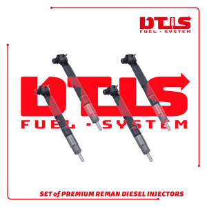 Ex631088 - Set of Premium Reman Diesel Injectors - 4 Injectors Set - $2,144.00+$400.00 Core Free Shipping in all orders